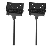 IWOWHERO 2 Pezzi Cerniera Chiudiporta Automatica a Molla 90°, Cerniera Autobloccante Silenziosa in Metallo Chiusura Idraulica Regolabile per Porte Pesanti da Interno, Resistenza alla