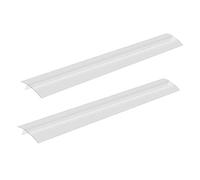 IWOWHERO 2 pezzi Copri Fessure Forno in Silicone Trasparente Antisporco Antiscivolo per Cucina Protezione Spazi Piano Cottura e Forno Facile da Pulire e Installare