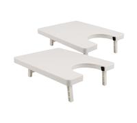 IWOWHERO 2 Pezzi di Tavolo per Macchina da Cucire: Mini Tavolo di Prolunga Portatile in Plastica per Accessori per Macchine da Cucire per Abbigliamento