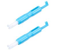 IWOWHERO 2 Pezzi Infila Aghi Automatico per Cucire, Flessibile in Plastica | Professionisti e Artigiani, Riduce la Fatica Visiva, Utile in Laboratorio Creativo e Perline