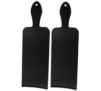IWOWHERO 2 Pezzi Maschere per in Plastica Curva per Tinta e Decolorazione Doppia Superficie Liscia e Testurizzata Strumenti per Parrucchieri