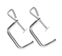 IWOWHERO 2 Pezzi Replacement Clamp For Pasta Machine Manual Noodle Maker Fixing Clip Handle Parts For Stable Kitchen Use