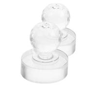 IWOWHERO 2 pezzi Stampo Pressa per Ombretto e Blush Strumento Sigillante Rotondo Timbro Compatto per Trucco Veloce e Riparazione Superficie Multiuso per Polveri Cosmetiche