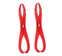 IWOWHERO 2 Pezzi Strumento per Misurazione Interna Esterna in Plastica per Scultura in Argilla e Ceramica Rosso Utile per Modellare Terracotta e Pasta Das 2 Pezzi 6 Pollici