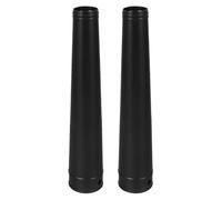 IWOWHERO 2 Pezzi Tubo di Ricambio per Soffiatore D'aria in Plastica Nero, Accessorio per Phono per Chioma con Flusso D'aria Concentrato, Asciugatura Veloce e Rimozione Polvere Interna