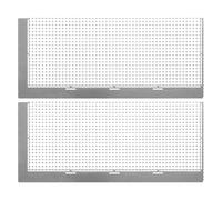 IWOWHERO 2 righelli per pittura con strass 5D, strumento per griglie da disegno in acciaio inossidabile, strumento per disegno con diamanti fai da te con 1020 fori, guida per l'allineamento