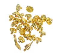 IWOWHERO 2 Set Timbri Lettere per Pirografia in Ottone Punzonatura Legno Pelle Carta Kit Portatile per Incisione e Personalizzazione Artigianale