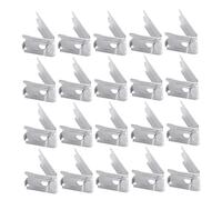 IWOWHERO 20 Pezzi Clip Supporto Mensola e Freezer in Inox Ganci Resistenti e Facili da Fissare Sostituzione per Ripiani Congelatore Adatti Frigoriferi Commerciali e Distributori Automatici