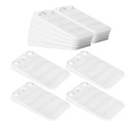 IWOWHERO 20 Pezzi Piedini di Livellamento per Mobili in Plastica Flessibile, Spessori a Cuneo Regolabili per Tavoli, Sedie, Divani e Wc, Livellatori Impilabili per Pavimenti