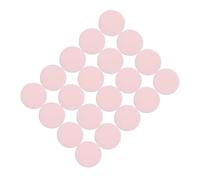 IWOWHERO 20 Pezzi Spugnette Cipria in Cotone Ultra Morbide Rosa Puff Viso in Velluto Soffice per Trucco Quotidiano e Feste Applicatore Cipria e Fondotinta Uniforme per Sensibile