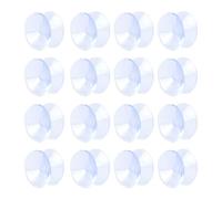IWOWHERO 20 pezzi Ventose Doppia Faccia in Antiscivolo per Piano Tavolo in Vetro Distanziali Trasparenti Resistenti Pressione e Abrasione per Specchi Tavolini e Piastre in Marmo