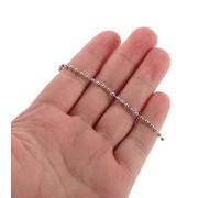 IWOWHERO 200 Pezzi Catena di Metallo Perline a Sfera 10 CM Catena Piccola per Fai da Te Accessori Portachiavi e Targhette Sospese per Gioielli Borse Bambole e Cartellini