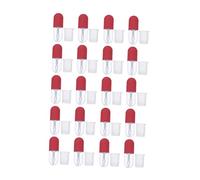 IWOWHERO 20pezzi Contenitori Vuoti Per Rossetto e Lucidalabbra Da Tubetti Leggera Ricaricabili e Portatili Per Trucco e Viaggi Per Principianti e Make-up Artist