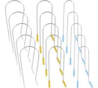 IWOWHERO 24 pezzi Clip Fermacapelli per Bigodini Caldi U-shape Ricambio Pinze Riscaldanti per Parrucchieri Misure per Fissaggio Sicuro e Protezione Capelli Accessori Styling Uomo e Donna