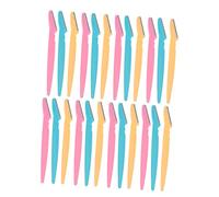 IWOWHERO 24 Pezzi per Sopracciglia Acciaio Cosmetici per e Curare Sopracciglia Design e per e Donne Colori Misti