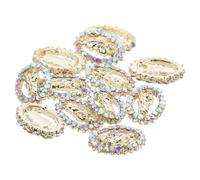 IWOWHERO 24pezzi Charm Per Unghie Decorazioni Per Manicure Eleganti Con Gemme Di Gesù Accessori Per Unghie Adatti Occasioni Speciali Art Perfetti Per Professionisti e Appassionati Di