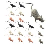 IWOWHERO 24pezzi Miniature Topini Per Decorazione Giardino Ornamentali Per Scrivania Design Realistico Per Interni Ed Esterni