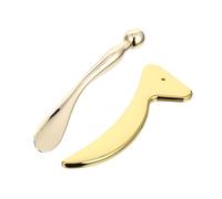 IWOWHERO 2pezzi Bastoncini Massaggiatori in Per Viso e Occhi Spatole Applicatrici Con Funzione Gua Sha Stick Refrigerabili Per Massaggio e Sollievo Muscolare Su Collo Spalle e Viso