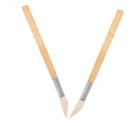 IWOWHERO 2pezzi Brunitoio in Agata Naturale con Utensile per Lucidare e Levigare Gioielli in Fornitura DIY Pratica e Affidabile