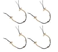 IWOWHERO 2pezzi Contatore Tasbih in Ottone Dispositivo Perle di Buddha Portatile per Canti di Preghiera e Meditazione