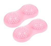 IWOWHERO 2pezzi Massaggiatore Portatile Per Piedi Di Palline Per Massaggio Punti Di Pressione Per Relax e Circolazione Facile Da Trasportare e Utilizzare Casa o Viaggio