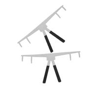 IWOWHERO 2pezzi Righello Sopracciglia Inossidabile Con Posizionamento Strumento Mappatura Per Sopracciglia Simmetriche Versatile Per Make-up e Personale