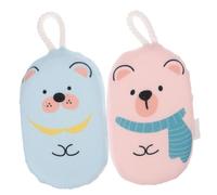 IWOWHERO 2pezzi Spugne Per Spugne Per Doccia Esfolianti e Morbide Per e Facili Usare e Portare