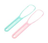 IWOWHERO 2pezzi Tongue Scraper Strumenti Per La Pulizia Della Lingua Per Adulti e Ragazzo Ragazza Raschietto Per Igiene Orale Facile Da Usare Per Prevenire Alito Cattivo e Mantenere Un