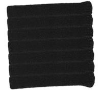 IWOWHERO 3 Paia Copertura Antiscivolo Per Occhiali Manicotti Antiscivolo Per Occhiali Cuscini Per Il Tempio Dell'occhio Cuscino Per Occhiali Copri Steli Per Occhiali Nylon Black