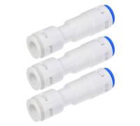 IWOWHERO 3 pezzi Valvola di Ritegno per Tubi Acqua Connettore Rapido per Impianto Filtro Depuratore Plastica Resistente Anticorrosione Accessori per Collegamento Idrico Domestico