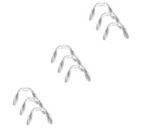 IWOWHERO 3 Set Di Naselli Per Occhiali Ottici Copri Naso Per Occhiali Naselli Per Occhiali in Plastica Comodi Tempo Di Non Utilizzo 3 Pezzi*3