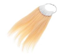 IWOWHERO 30 Pezzi Campioni Colore Veri per Test Kit Tinta Fili Naturali per Sbiancatura e Tecniche Colorazione Parrucchieri