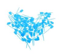 IWOWHERO 300 Pezzi Sigilli di Sicurezza per Estintori Perno di Bloccaggio Blu Accessori Plastici per Perni di Estrazione Etichette Luminose per Identificazione e Protezione Estintori