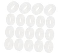 IWOWHERO 30paia Manicotti Antiscivolo Silicone Per Occhiali Compatibili Con Tutti Modelli Per Uso Quotidiano e Attività All Aperto Confortevoli e Resistenti Trasparenti e Adatti e Adulti