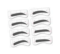 IWOWHERO 32 paia Modelli Stencil Sopracciglia Riutilizzabili Strumenti Trucco Sopracciglia Precisi per Disegno Simmetrico e Facile Applicazione per Principianti e Makeup Quotidiano