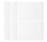 IWOWHERO 35 Pezzi Braille per Scrittura e Apprendimento Carta Bianca con Punti Tattili Nitidi Compatibile con Macchine e Manuali per Educazione e Ufficio