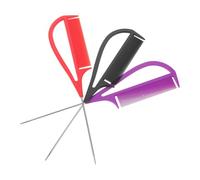 IWOWHERO 3pezzi Pettine Coda Lunga in Plastica Pettine per Riga Coda da Parrucchiere per Styling dei Capelli Intrecciati per Cotonare Professionale Manico