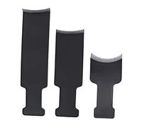 IWOWHERO 3pezzi Pettine per Tinta Chioma Nero in Plastico per Uso Domestico e Self-help Hairdressing, Previene Contatto della Tinta la Radice e Colora Rapidamente