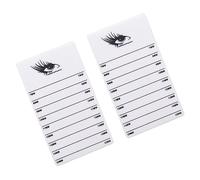 IWOWHERO 4 Pcs Ciglia Scala Piastra Ciglia Innesto Strumento Estensione Delle Ciglia Fornitura Piastra Di Estensione Delle Ciglia Estensione Delle Ciglia Display Tavole Ciglia Display Caso
