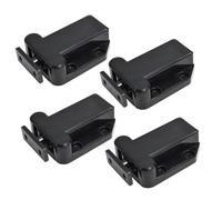 IWOWHERO 4 Pezzi Dispositivi autobloccanti per porte di armadio e chiusura a pressione in plastica resistente, dispositivo push to open per mobili senza maniglia, facile installazione,