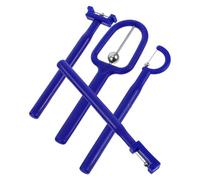 IWOWHERO 4 pezzi Esercitatore Muscolare Orale per Adulti Set Blu Trainer Punta della Lingua Portatile per Allenamento Flessibilità e Riabilitazione del Linguaggio