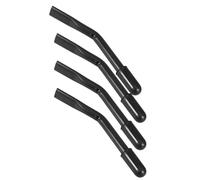 IWOWHERO 4 Pezzi Estensori Freno per Sedia Rotelle Neri Prolunghe Maniglia Regolabili per Dispositivi di Assistenza Compatibili con Freno Sedia Manuale e Reclining Accessori Ricambio per