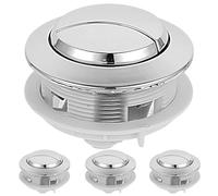 IWOWHERO 4 Pezzi Pulsanti per Serbatoio Wc in Plastica da 58Mm Pulsanti per Scarico Acqua per Bagno Sostituzione Semplice e Risparmio Idrico