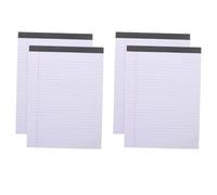 IWOWHERO 4 Pezzi Quaderno Riutilizzabile A4 Bianco Righe, Design senza Data, Facile da Conservare, per Ufficio e Pianificazione Appunti