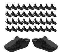 IWOWHERO 40 Pezzi Clip da Campeggio Morsetti Antivento Resistenti per Teloni e Tende Clip Fissaggio Tarp Multiuso per Campeggio Coperture Piscina e Tendalini Tenuta Forte e Montaggio Rapido