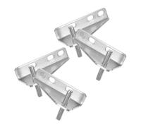 IWOWHERO 4pezzi Cerniera Porta Frigorifero in Acciaio Inox Per Piccoli Freezer Facilità Di Installazione Resistenti Alla Ruggine Accessorio Ricambio Per Porte Congelatori