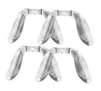IWOWHERO 4pezzi Cuscinetti Per Naso Per Occhiali Cuscinetti Nasali in Silicone Sostituibili Supporto Per Naso Dei Occhiali Nasello Per