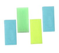 IWOWHERO 4pezzi Esfolianti Per Doccia Nylon Asciugamani Scrub Per Per Profonda e Rigenerante Colori