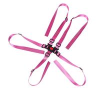 IWOWHERO 4pezzi Imbracatura di Sicurezza per Seggiolone Punti Cinghie Regolabili per Passeggino di Cinture di Ricambio per Ragazzo Ragazza Ragazza Resistente e Compatibile
