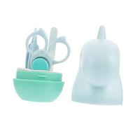 IWOWHERO 4pezzi Kit Per La Delle Unghie Del Ragazzo Ragazza Forbici Tronchesini e Pinzette Sicuro e Leggero Per Ragazzo Ragazza e Ragazzo Ragazza Con Custodia Pratica e Colorata